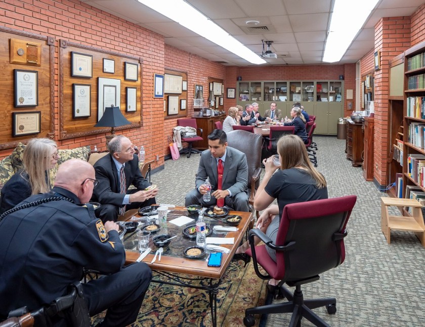 SHSU, LEAP Center, LEAP Ambassadors, 10th Court of Appeals, Chief Justice Tom Gray, Judge Tracy Sorensen, Office Joe Thornton, Vice Provost Chris Maynard