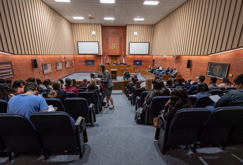 SHSU, LEAP Center, LEAP Ambassadors, 10th Court of Appeals, Chief Justice Tom Gray, 