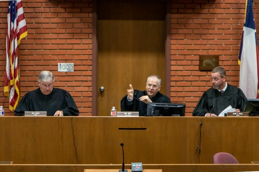 SHSU, LEAP Center, LEAP Ambassadors, Kerper Courtroom, Texas 10th Court of Appeals, Justice Tom Gray