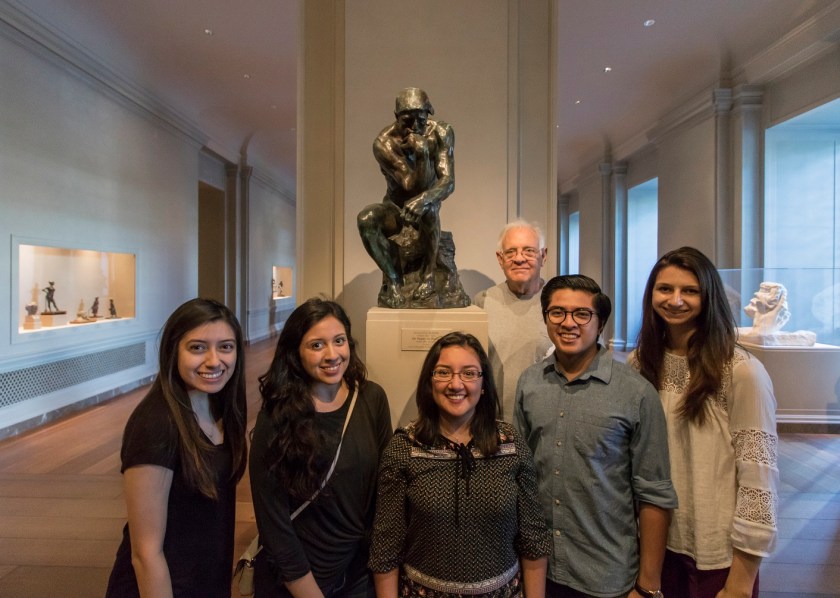 SHSU, LEAP Center, LEAP Ambassadors, Washington DC, National Gallery of Art, Rodin, The Thinker