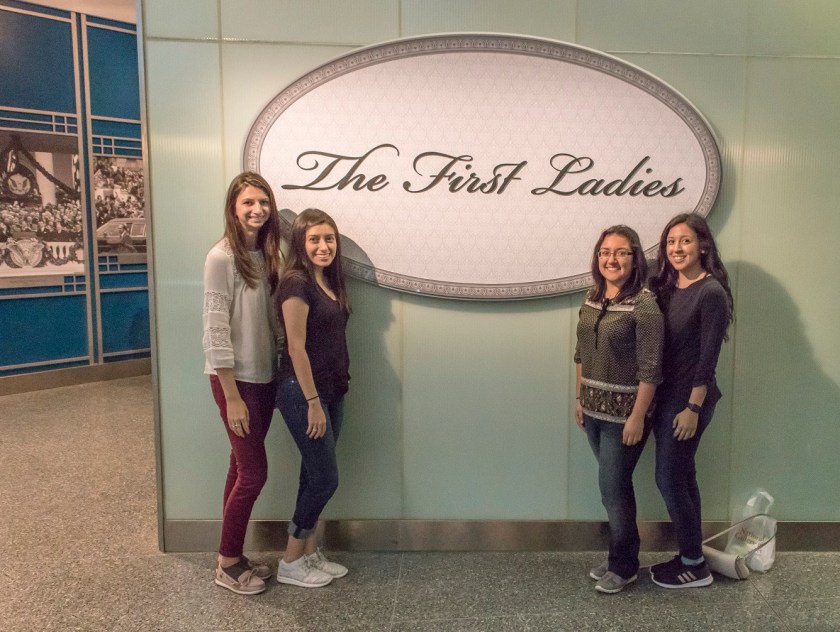 SHSU, LEAP Center, LEAP Ambassadors, National Museum of History, Washington DC, First Ladies