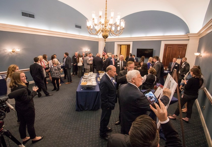 SHSU, LEAP Center, LEAP Ambassadors, Washington DC, Capitol, Sam Houston Bust, Ways and Means, Congressman Kevin Brady