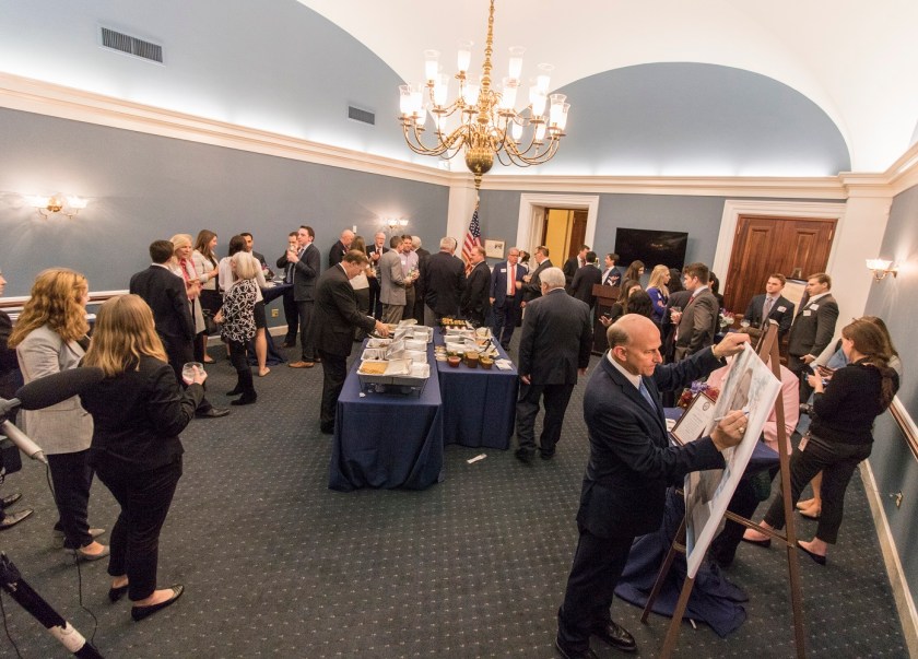 SHSU, LEAP Center, LEAP Ambassadors, Washington DC, Capitol, Sam Houston Bust, Ways and Means, Congressman Kevin Brady