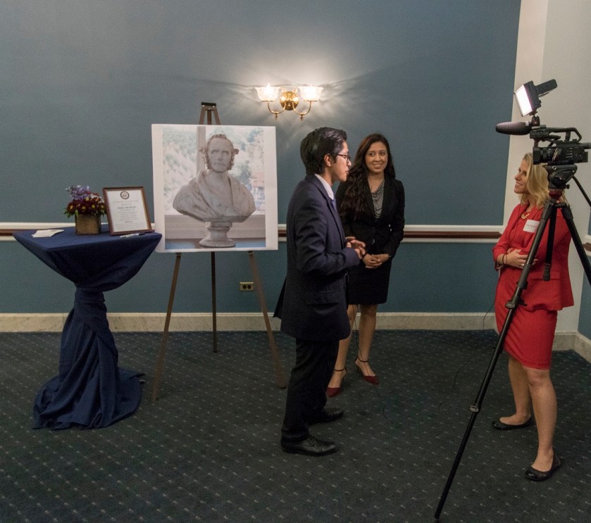 SHSU, LEAP Center, LEAP Ambassadors, Washington DC, Capitol, Sam Houston Bust, Ways and Means, Congressman Kevin Brady