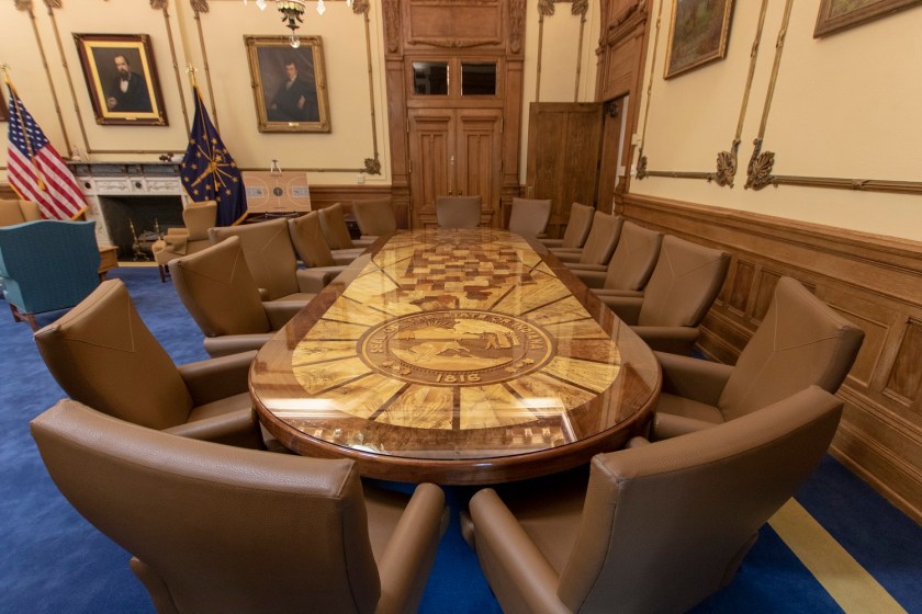 SHSU, LEAP Center, LEAP Ambassadors, Indianapolis, Indiana State Capitol, Governor's Office