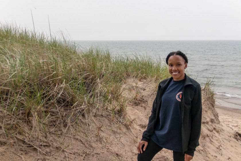 SHSU, LEAP Center, LEAP Ambassadors, Indiana Sand Dunes National Park, West Beach, Ilexus Williams