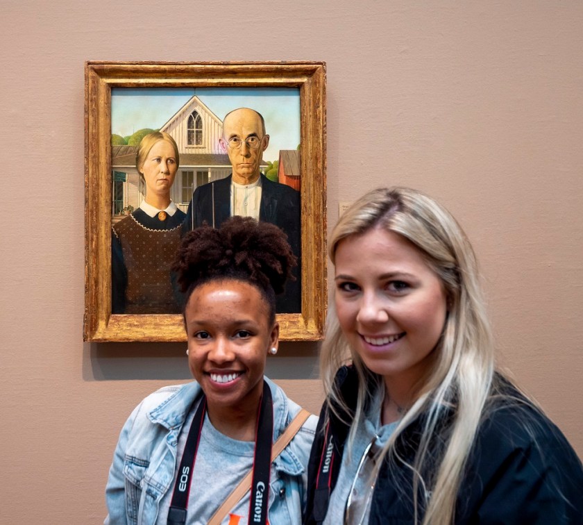 SHSU, LEAP Center, LEAP Ambassadors, Art Institute of Chicago, Grant Wood, American Gothic