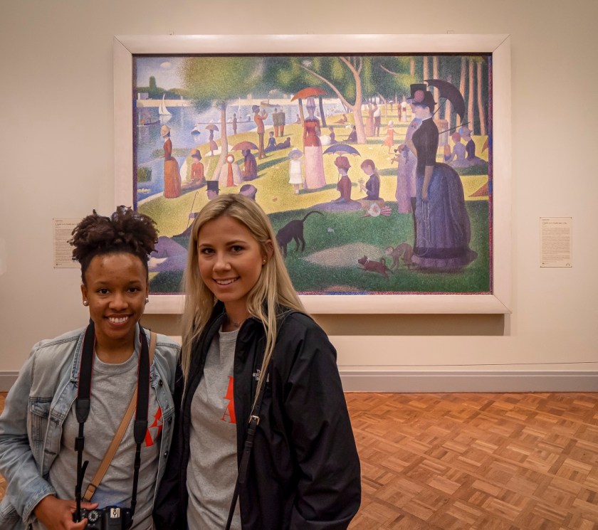 SHSU, LEAP Center, LEAP Ambassadors, Art Institute of Chicago, George Seurat, Sunday La Grande Jette