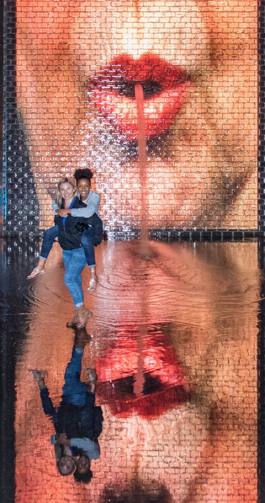 SHSU, LEAP Center, LEAP Ambassadors, Chicago IL, Millennium Park, Jaume Plensa, Crown Fountains, Ilexus Williams, Maggie Denena