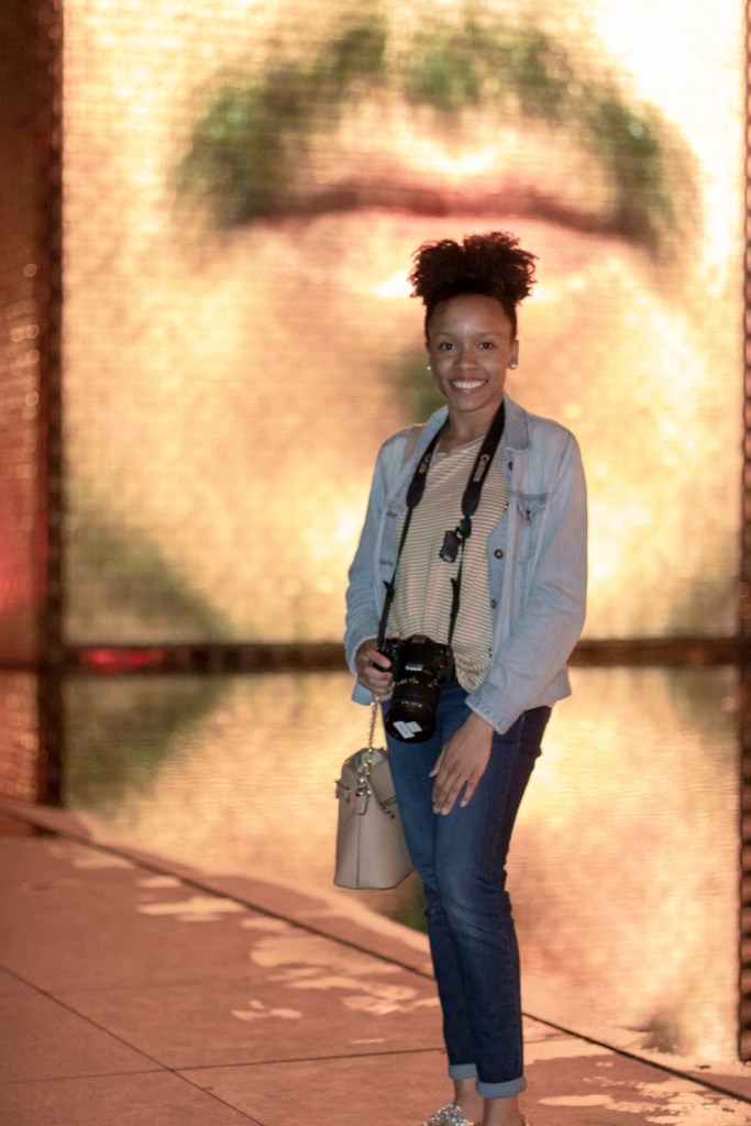 SHSU, LEAP Center, LEAP Ambassadors, Chicago IL, Millennium Park, Jaume Plensa, Crown Fountains, Ilexus Williams, Maggie Denena