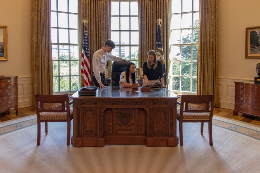 SHSU, LEAP Center, LEAP Ambassadors, Dallas, George W. Bush Presidential Center, Sawyer Massie, Makayla Mason, Victoria McClendon-Leggett