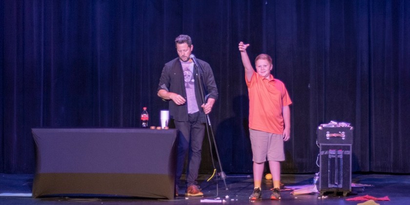 SHSU, Old Town Theater, LEAP Ambassadors, LEAP Center, Andy Gross, Magic, Comedy