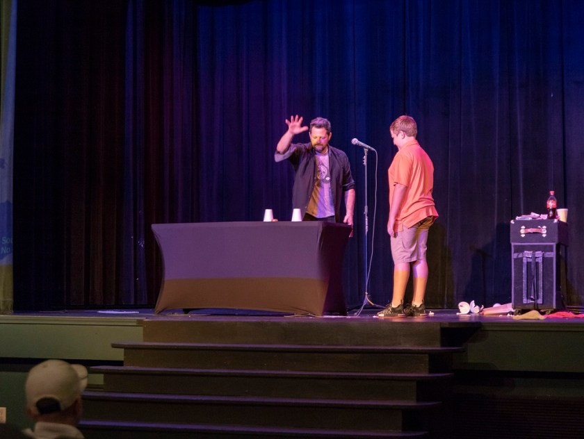 SHSU, Old Town Theater, LEAP Ambassadors, LEAP Center, Andy Gross, Magic, Comedy