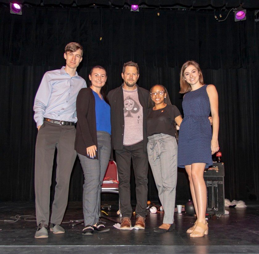 SHSU, Old Town Theater, LEAP Ambassadors, LEAP Center, Andy Gross, Magic, Comedy