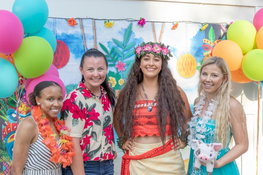 SHSU, LEAP Center, LEAP Ambassadors, Wynne Home Arts Center, Hawaiian Luau, Princess Moana