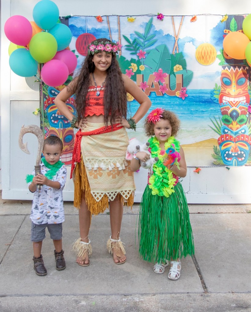 SHSU, LEAP Center, LEAP Ambassadors, Wynne Home Arts Center, Hawaiian Luau, Princess Moana