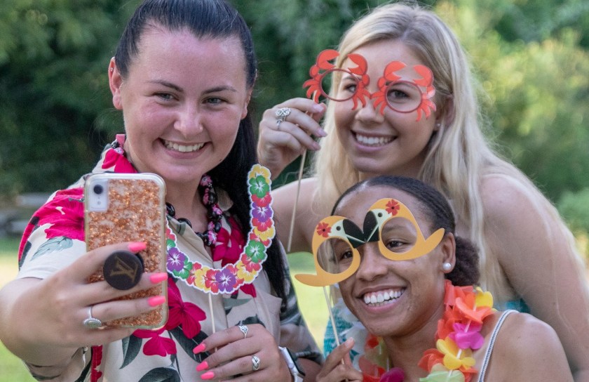 SHSU, LEAP Center, LEAP Ambassadors, Wynne Home Arts Center, Hawaiian Luau