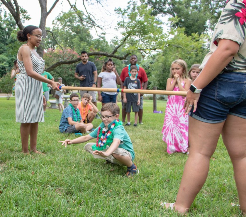 SHSU, LEAP Center, LEAP Ambassadors, Wynne Home Arts Center, Hawaiian Luau