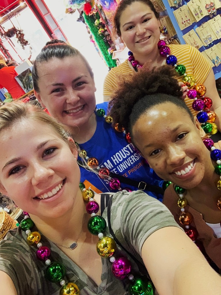 SHSU, LEAP Center, LEAP Ambassadors, NOLA, New Orleans Louisiana, French Quarter