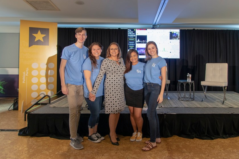 SHSU, LEAP Center, LEAP Ambassadors, Austin Texas, Texas Tribune Festival, Tribfest, Susana Martinez
