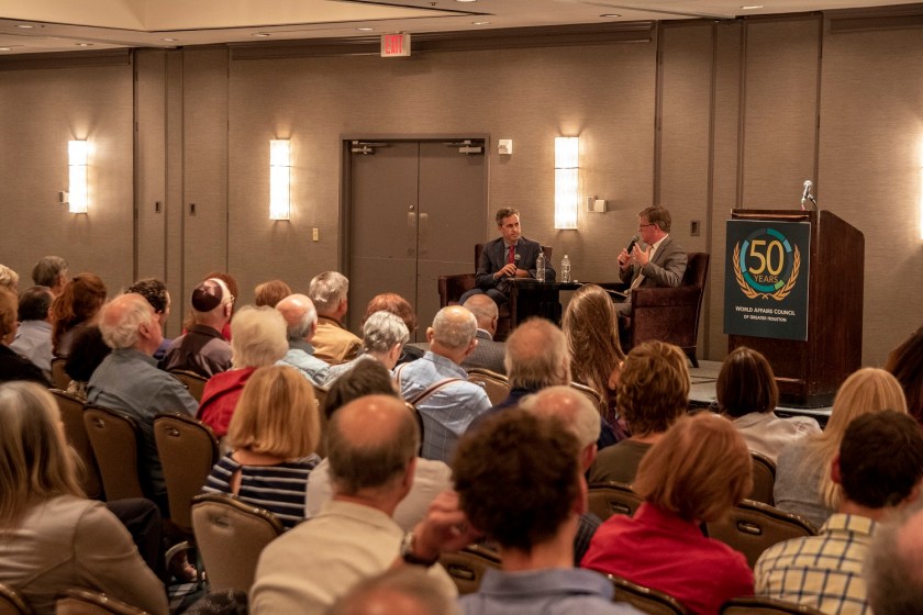 SHSU, LEAP Center, LEAP Ambassadors, World Affairs Council Houston, David Kaye, Free Speech