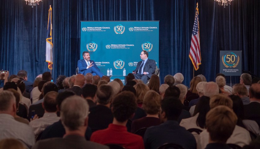 SHSU, LEAP Center, LEAP Ambassadors, World Affairs Council, Senator Ted Cruz