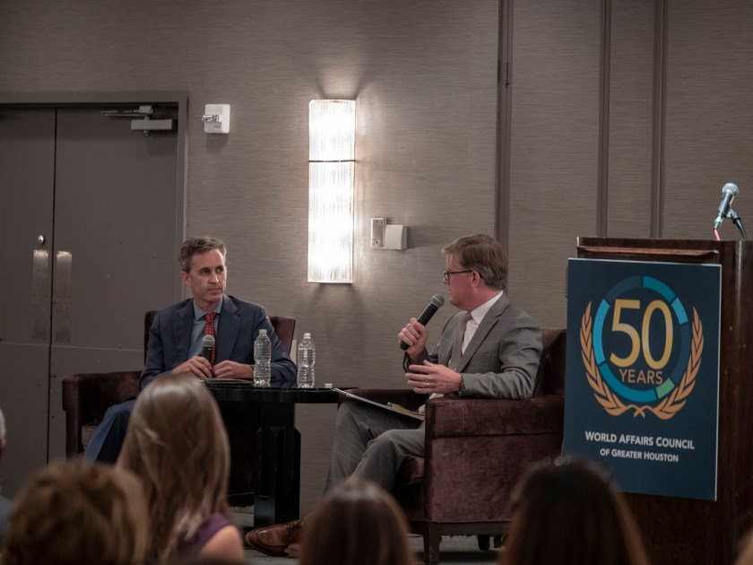 SHSU, LEAP Center, LEAP Ambassadors, World Affairs Council Houston, David Kaye, Free Speech