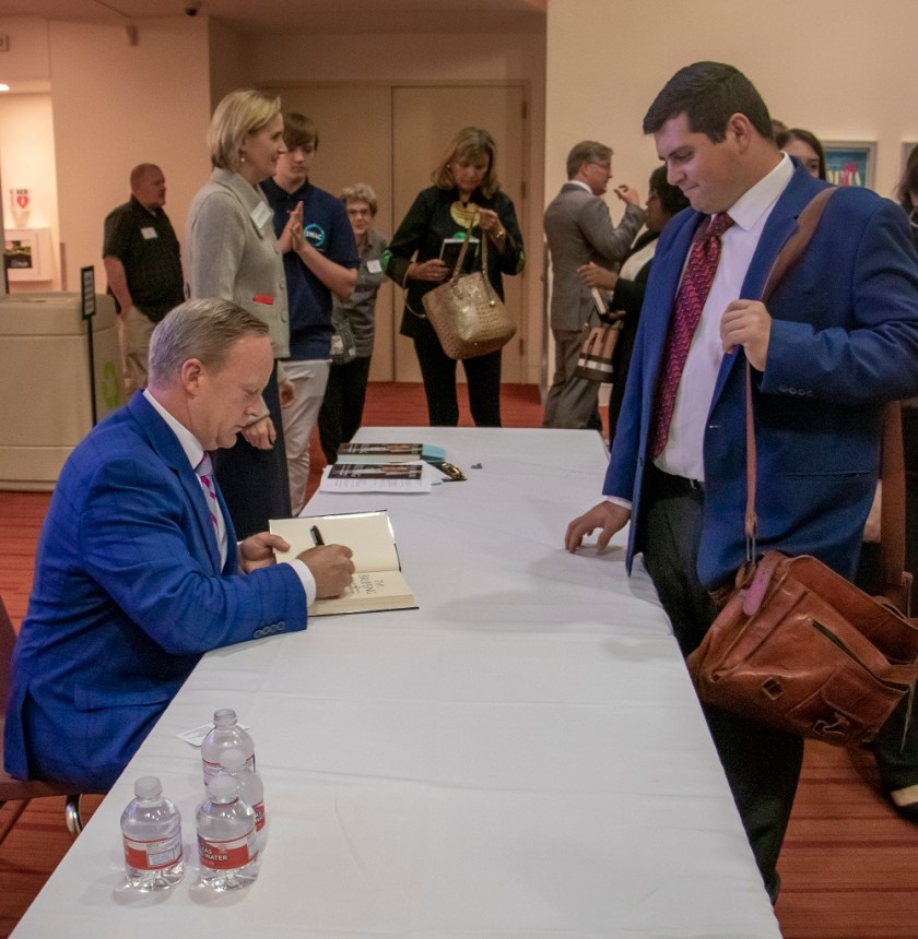 SHSU, LEAP Center, LEAP Ambassadors, World Affairs Council Houston, WAC, Sean Spicer