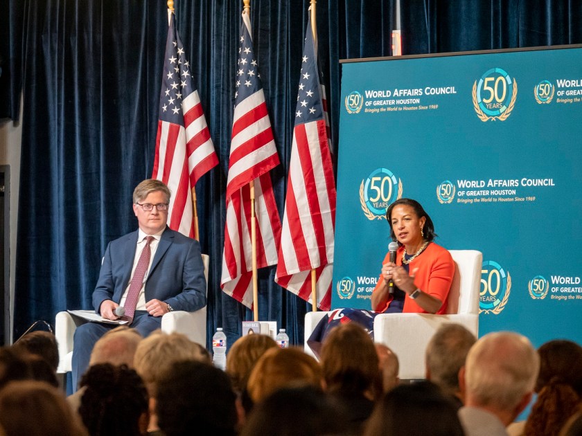 SHSU, LEAP Center, LEAP Ambassadors, Center for Law Engagement And Politics, World Affairs Council Houston, Susan Rice