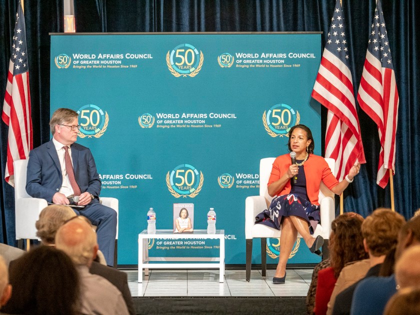 SHSU, LEAP Center, LEAP Ambassadors, Center for Law Engagement And Politics, World Affairs Council Houston, Susan Rice