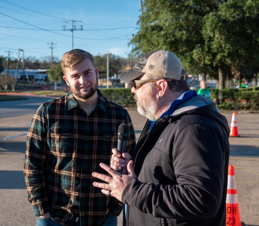 SHSU, LEAP Center, LEAP Ambassadors, Center for Law Engagement and Politics, KSAM, KHVL, Christmas Toy Drive, MASH, Steve Rixx, Michael Freeman, Pre-Law Society