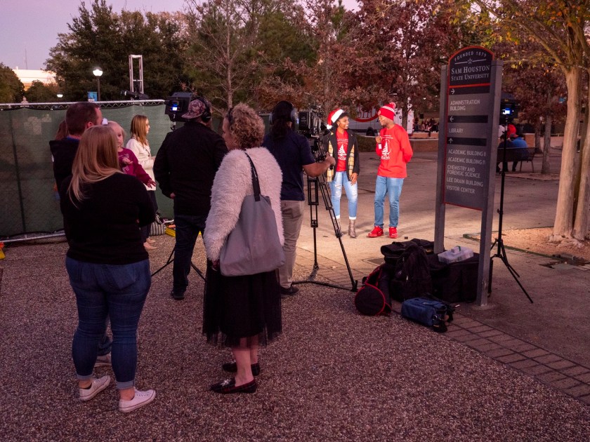 SHSU, LEAP Center, LEAP Ambassadors, Center for Law Engagement And Politics, Tree of Lights
