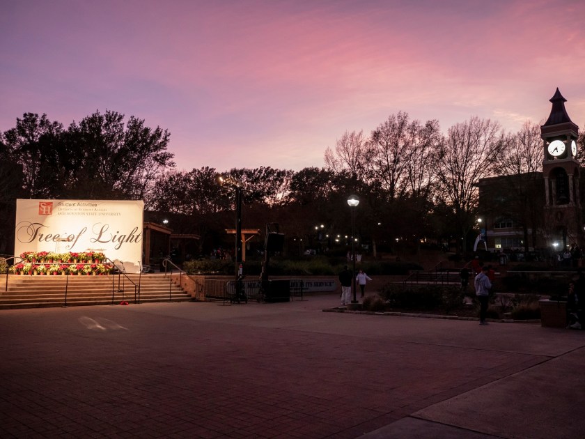SHSU, LEAP Center, LEAP Ambassadors, Center for Law Engagement and Politics, Tree of Lights