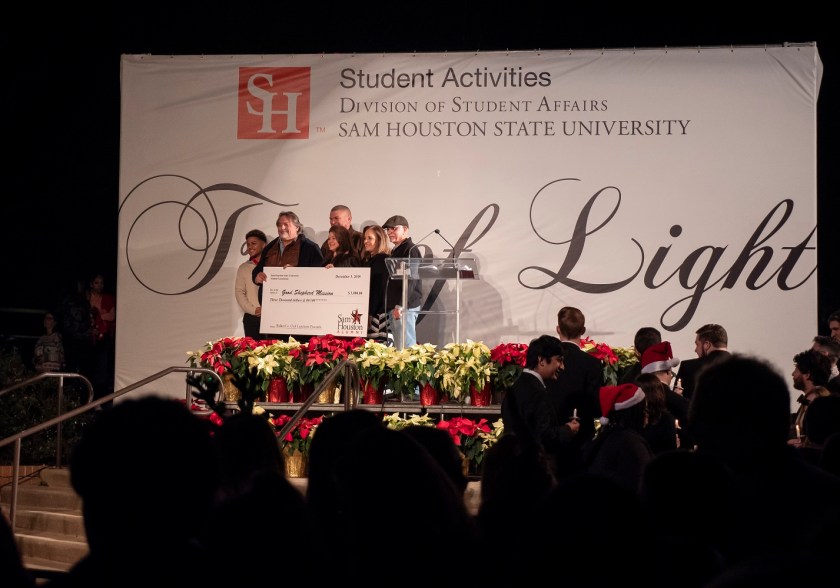 SHSU, LEAP Center, LEAP Ambassadors, Center for Law Engagement And Politics, Tree of Lights, Pre-Law Society SHSU, Walker County SHSU Alumni Association, Good Shepherd Mission