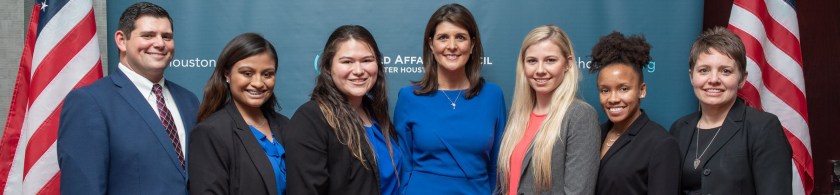 SHSU, LEAP Center, Nikki Haley, World Affairs Council