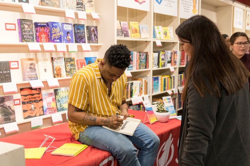 SHSU, LEAP Center, LEAP Ambassadors, Center for Law Engagement And Politics, Brazos Bookstore, Danez Smith, Tarfia Faizullah