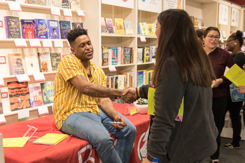 SHSU, LEAP Center, LEAP Ambassadors, Center for Law Engagement And Politics, Brazos Bookstore, Danez Smith, Tarfia Faizullah