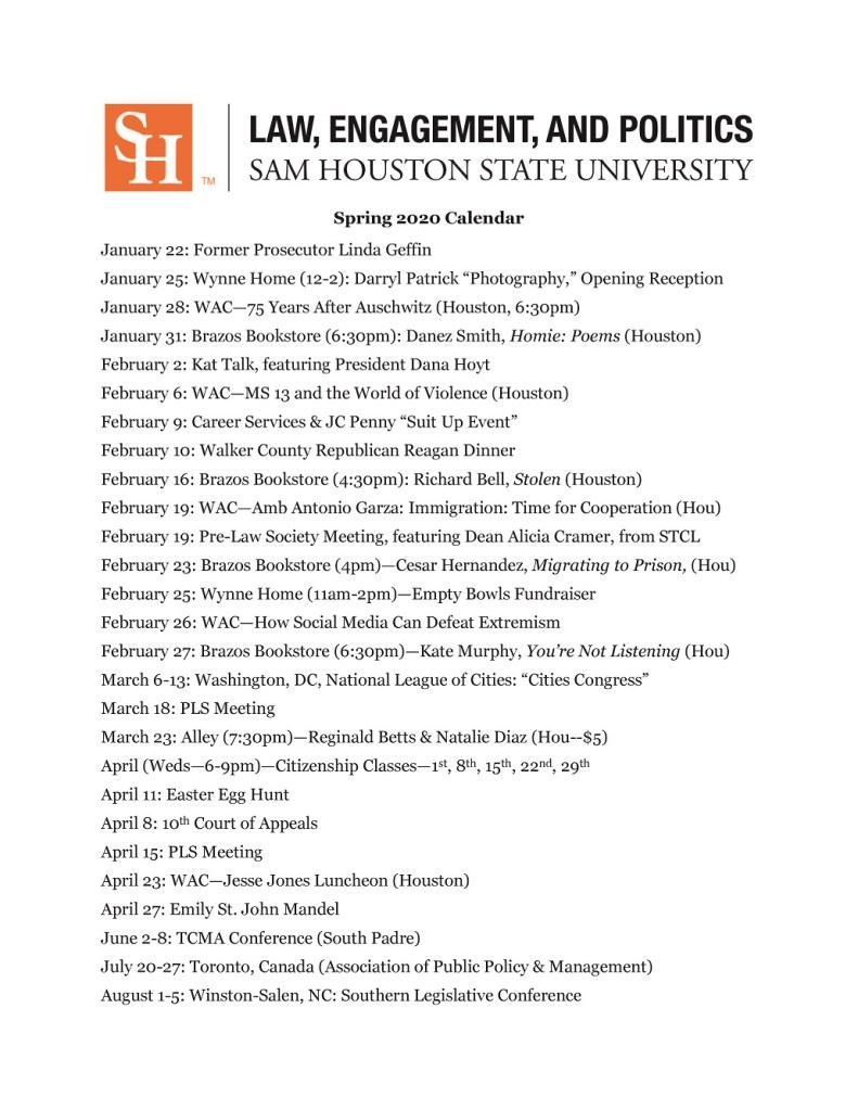 SHSU, LEAP Center, LEAP Ambassadors, Ice-Cream Social