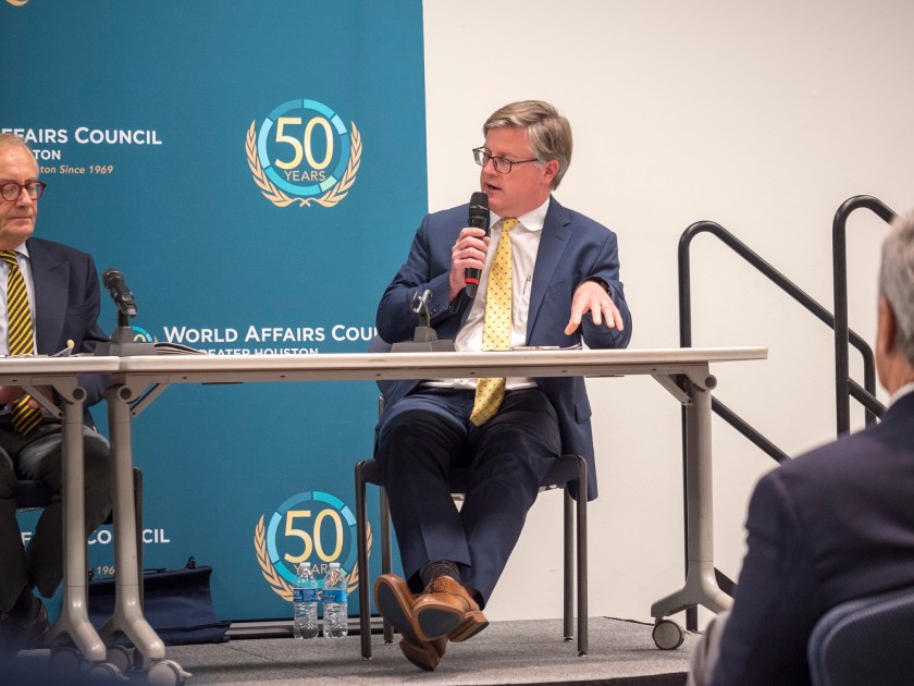 SHSU, LEAP Center, LEAP Ambassadors, Center for Law Engagement And Politics, World Affairs Council Houston, WAC Houston, Auschwitz, Antisemitism, Consul General Alexis Andres, Consul General Thomas Meister