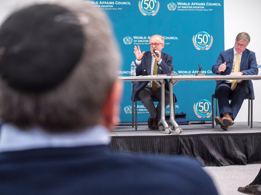 SHSU, LEAP Center, LEAP Ambassadors, Center for Law Engagement And Politics, World Affairs Council Houston, WAC Houston, Auschwitz, Antisemitism, Consul General Alexis Andres, Consul General Thomas Meister