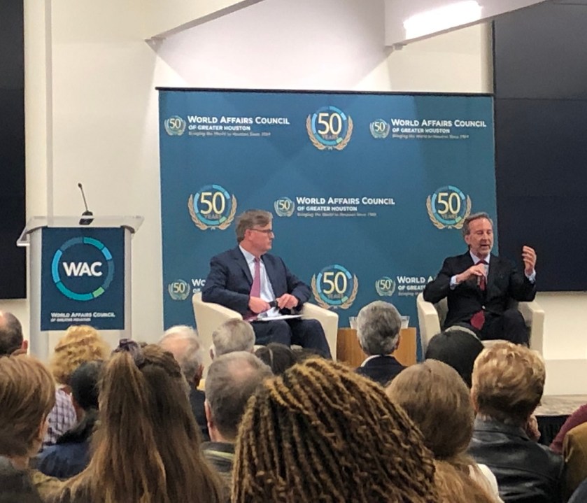 SHSU, LEAP Center, LEAP Ambassadors, Center for Law Engagement And Politics, World Affairs Council--Houston, Ambassador Antonio Garza