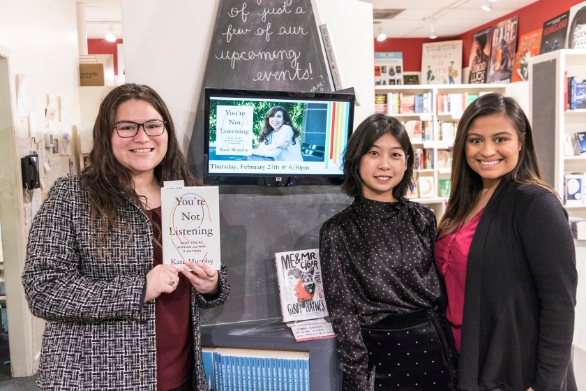 SHSU, LEAP Center, LEAP Ambassadors, Center for Law Engagement And Politics, Brazos Bookstore, Kate Murphy, "You're Not Listening"