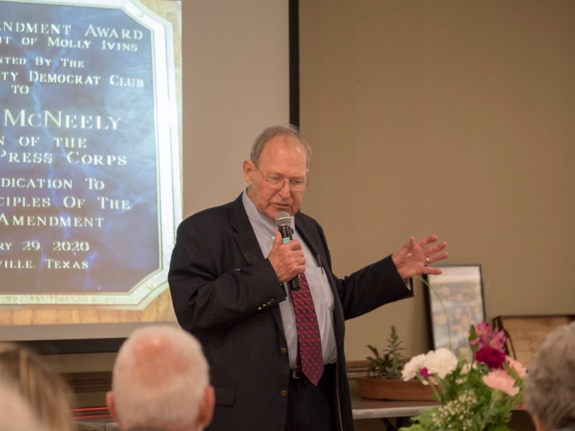 SHSU, LEAP Center, Center for Law Engagement And Politics, Molly Ivins Dinner, Walker County Democratic Party