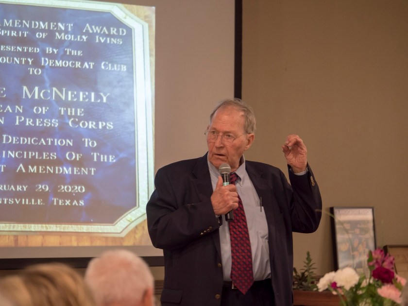 SHSU, LEAP Center, Center for Law Engagement And Politics, Molly Ivins Dinner, Walker County Democratic Party