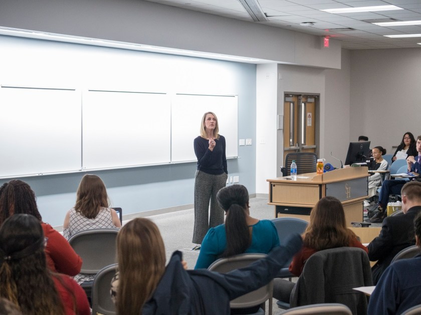 SHSU, LEAP Center, Center for Law Engagement And Politics, Pre-Law Society, PLS, Legal Kats, Kattorneys, South Texas College of Law, Dean Alicia Cramer