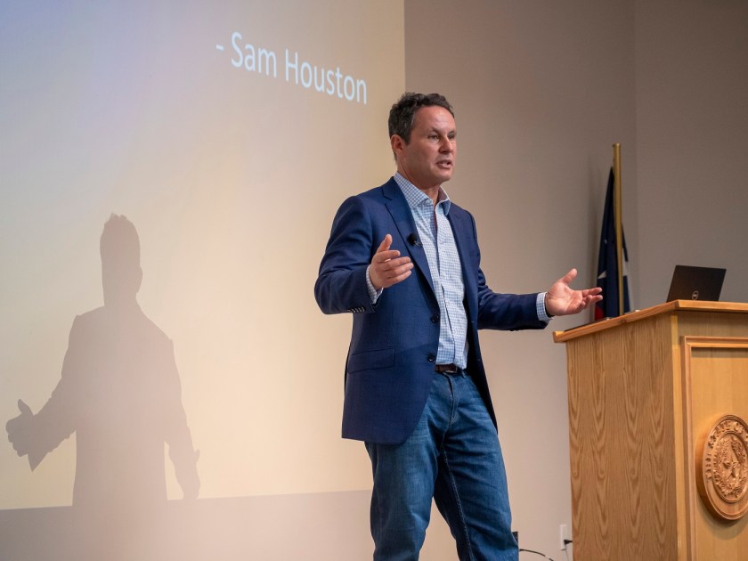 SHSU, Sam Houston Memorial Museum, LEAP Center, Center for Law Engagement And Politics, Sam Houston, Brian Kilmeade