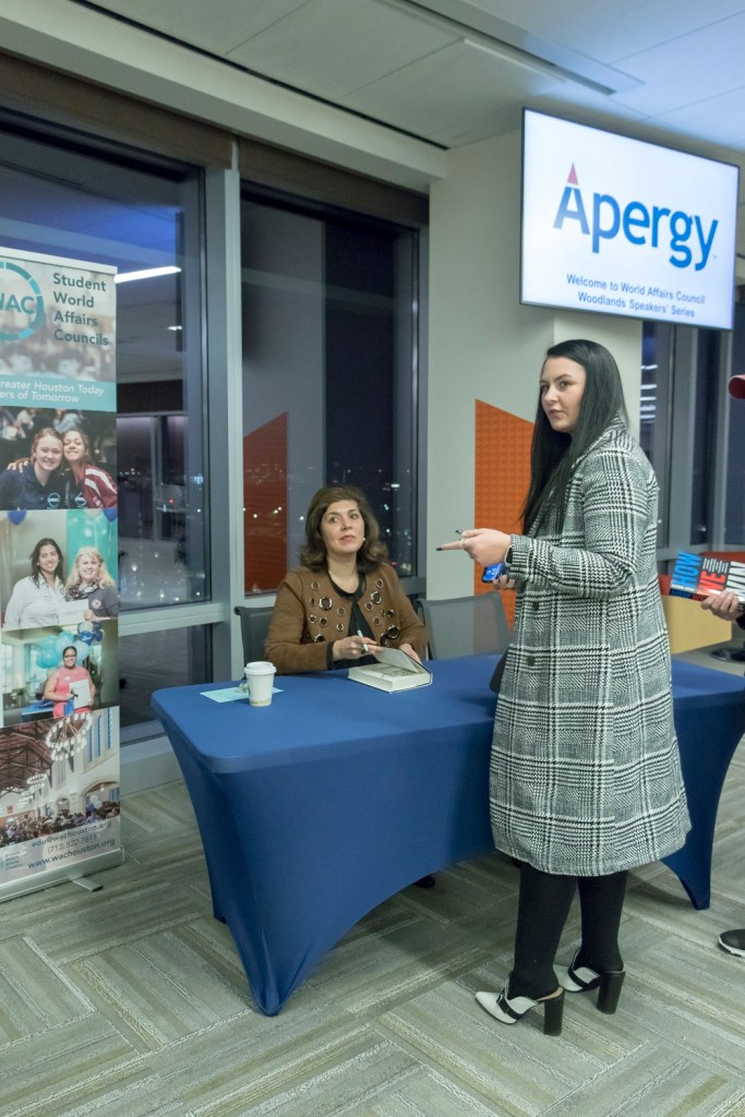 SHSU, LEAP Center, LEAP Ambassadors, Center for Law Engagement And Politics, World Affairs Council--Greater Houston, Farah Pandeth
