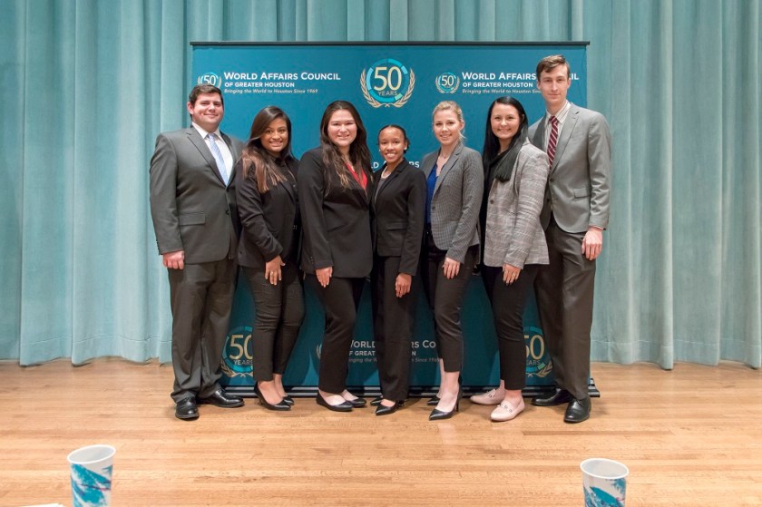 SHSU, Sam Houston State University, LEAP Center, Center for Law Engagement And Politics, LEAP Ambassadors, World Affairs Council of Greater Houston, Ambassador Carlos Vecchio, Venezuela