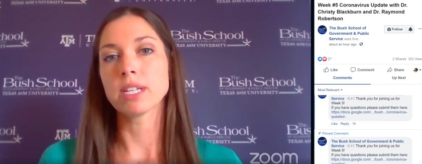 SHSU, LEAP Center, Center for Law Engagement And Politics, TAMU Bush School of Government and Public Service, Scowcroft Institute, Dr. Christine Blackburn, Dr. Raymond Robertson