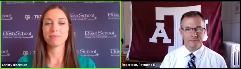 SHSU, LEAP Center, Center for Law Engagement And Politics, TAMU Bush School of Government and Public Service, Scowcroft Institute, Dr. Christine Blackburn, Dr. Raymond Robertson